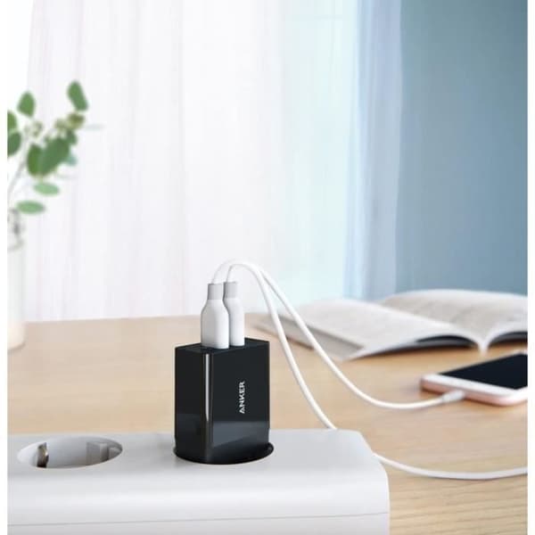 ANKER A2021 - 24 W USB-laddare 2xUSB-A - Power IQ
