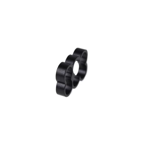 Alphacool Eiskamm Alu X6 - 4mm svart - 4 stycken
