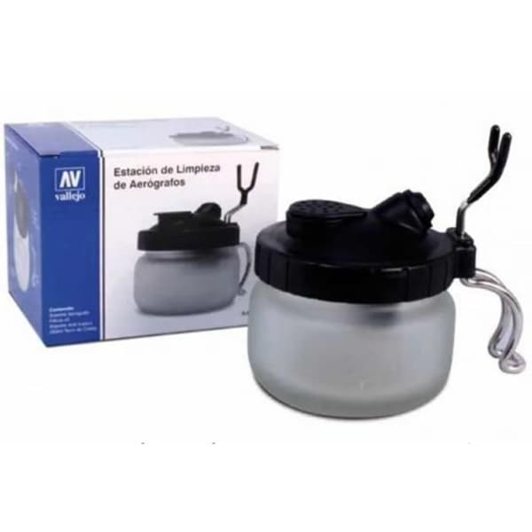 VAL26005 - Vallejo Acrylics - Airbrush Cleaning Pot - Plast Modeling Paints