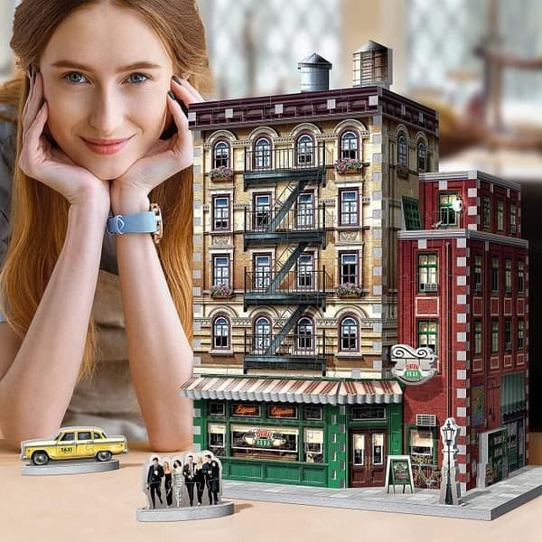 Wrebbit 3D Central Perk Cafe (440st) Vänner:, Flerfärgad