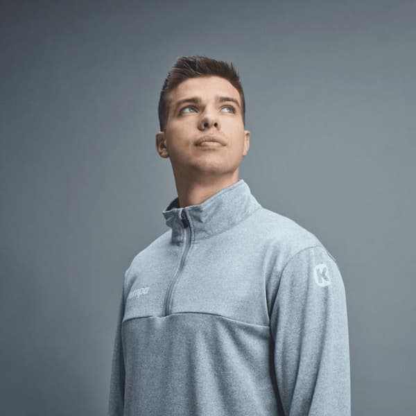 Träningsöverdel 1/4 zip barn Kempa
