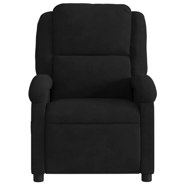 vidaXL Fåtölj i svart sammet 3205493