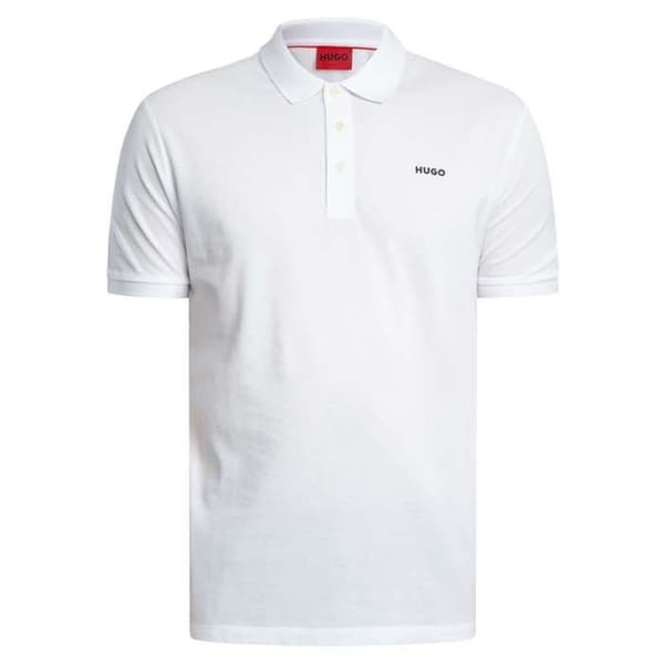 HUGO Herrpolo Vit Bomull GR78820