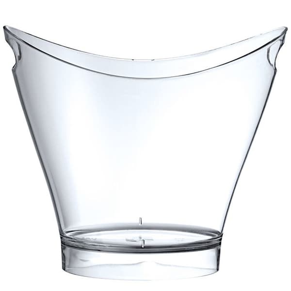 Oval transparent champagnekupa 6 l