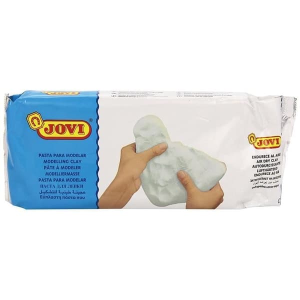Modelllera - JOVI - Vit - Lufthärdar - ca 1 kg
