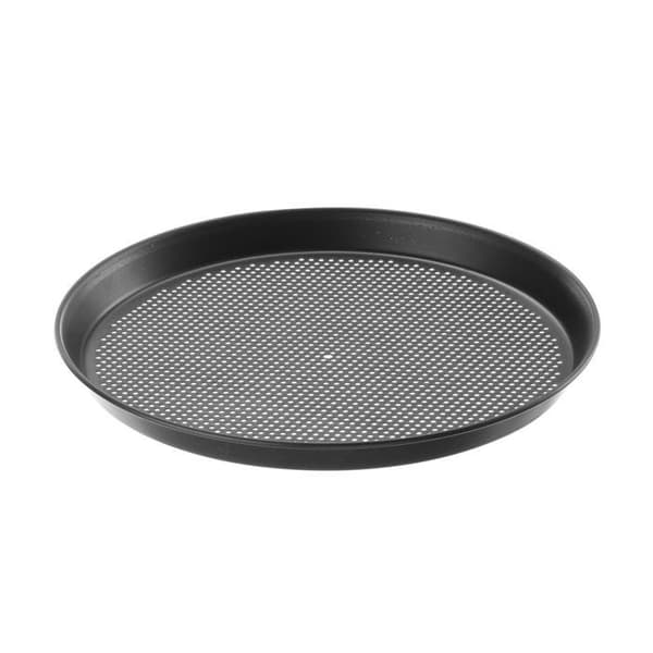Perforerad pizzapanna - HENDI - L1 - Kolstål - Perforering 3mm - Tål 420°C