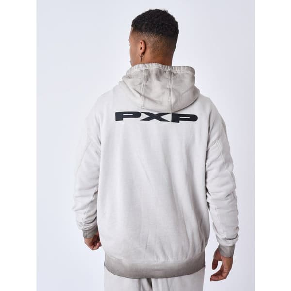 Tvättad Hoodie
