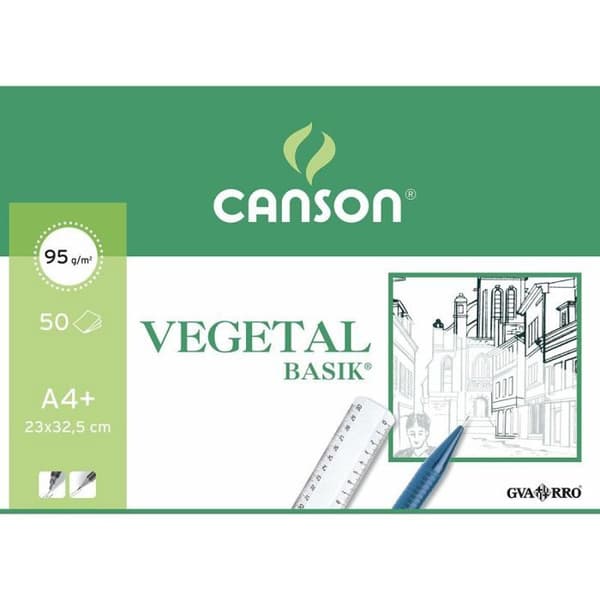 Guarro Canson Växtpapper A4+ 90 g - Pack med 50 ark