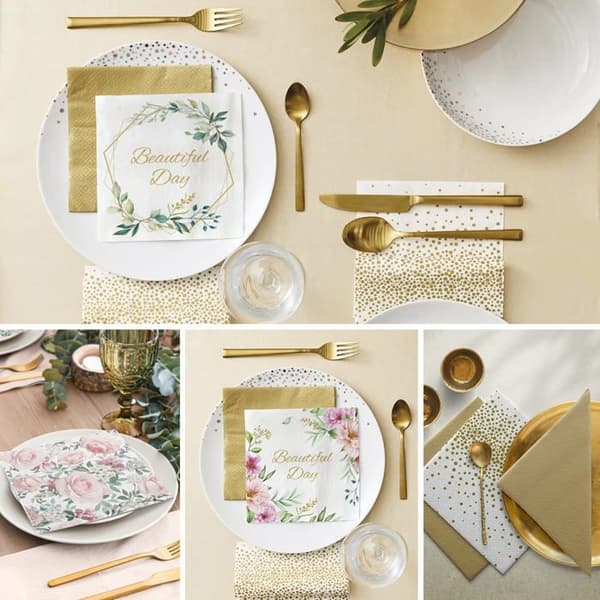Engångsservis set Paw decor collection - SDL