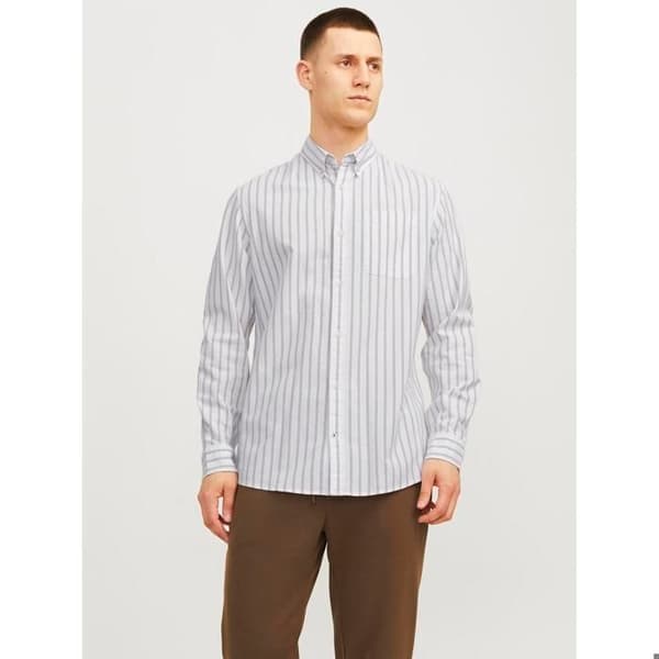 Jack & Jones Oxford långärmad skjorta - keramik