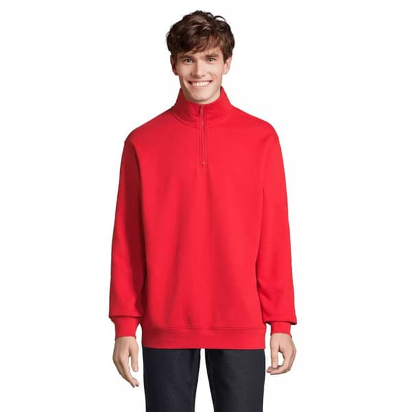 Sweatshirt 1/4 zip hög krage Sol's Conrad