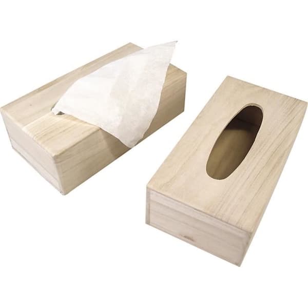 Tissue dispenser - CREOTIME - Ref 575700 - Trä - Överliggande öppning - Rullande bas