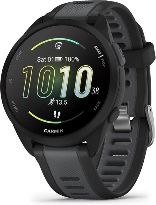 Löpande smartklocka - GARMIN - Forerunner - Inbyggd GPS - AMOLED-skärm - Batteritid 11 dagar