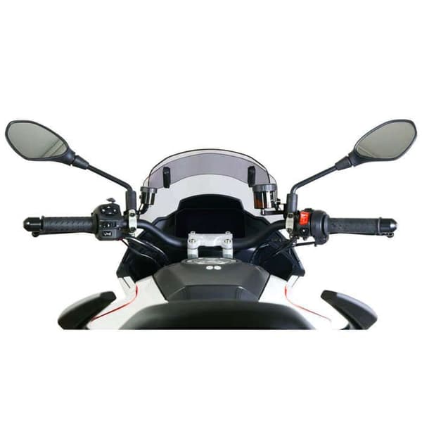 Motorcykel vindskydd MRA Variotouring VTM - Grå - 450x375 mm