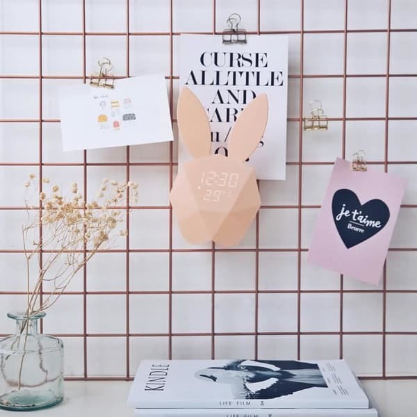 Cutie Clock Anslut med app - Rosa