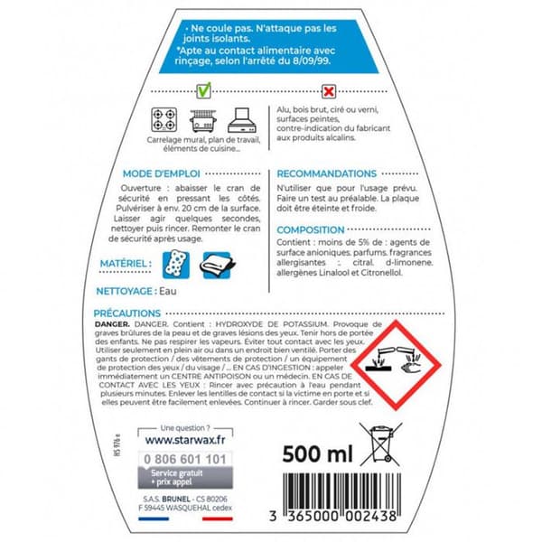 Specialavfettningsmedel för kök - 500 mL