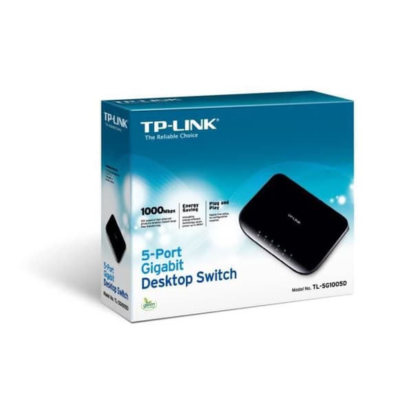 TP-LINK switch 5 portar Gigabit -SG1005D