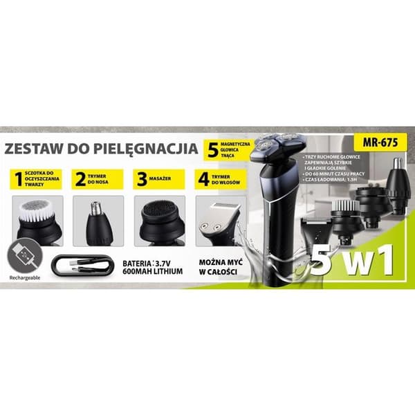 Kit för USB-rakning 5-i-1 MAESTRO MR-675