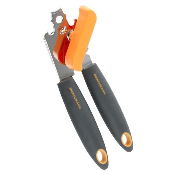 Fackelmann Ouvre-boîte Soft 19cm Grå/Orange/Silver, Metall, 19 x 8 x 4,5 cm - 25219