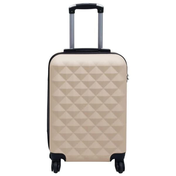vidaXL Hardside Bagage Set 2 st Guld ABS 92431