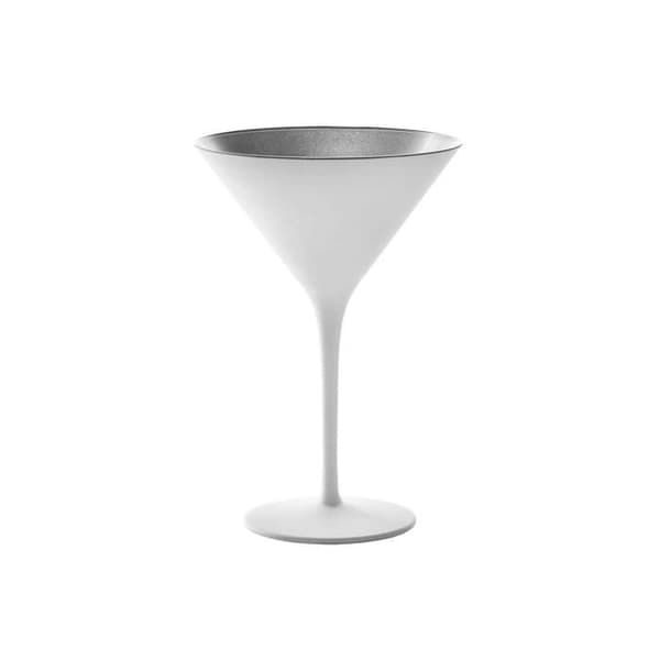 Stolzle Set med 6 cocktailglas "ELEMENTS" 24Cl-Silver-Kristallin