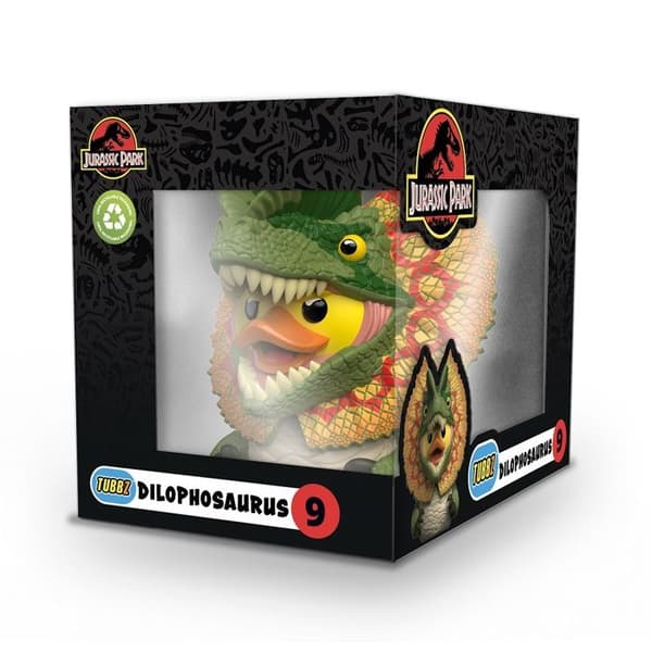 Figur - TUBBZ - Dilophosaurus - Jurassic Park - 9cm - Multicolor