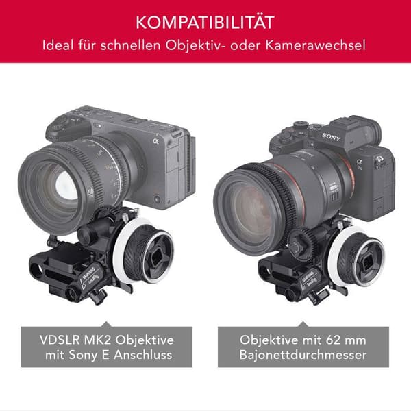 Samyang Kit Ciné för Sony E-Mount – Follow Focus pro för VDSLR MK2 e