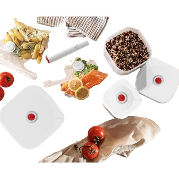 SET 6 ÅTERANVÄNDBARA STORLEK SUGSÄCKAR (30X34CM) SAVE IT