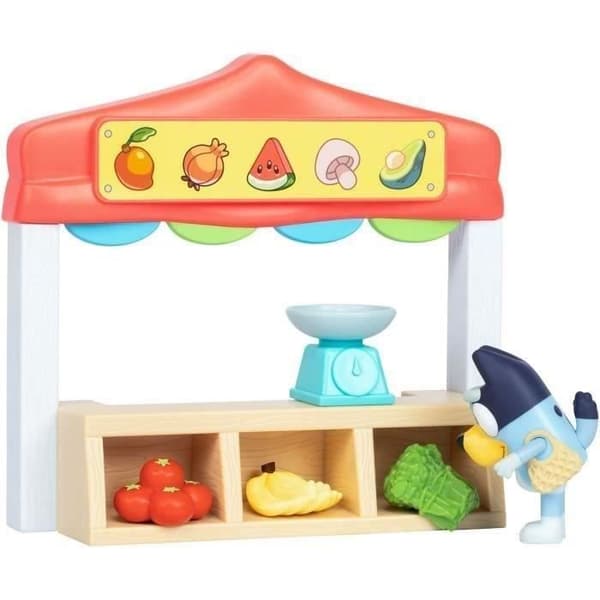Bluey, Bluey's Market, Figuriner, Älgleksaker