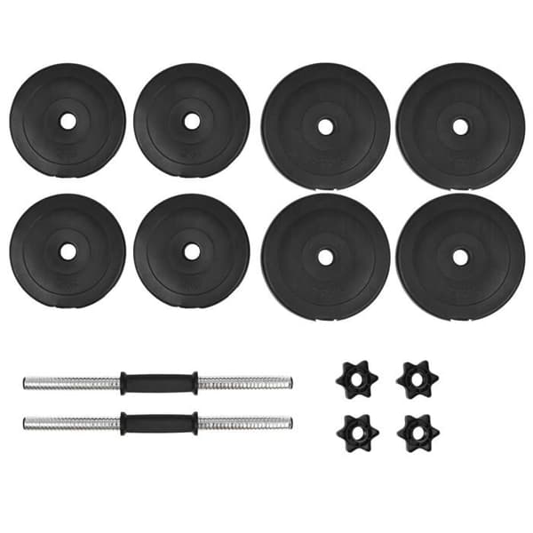 vidaXL Hantelset 14 st 20 kg