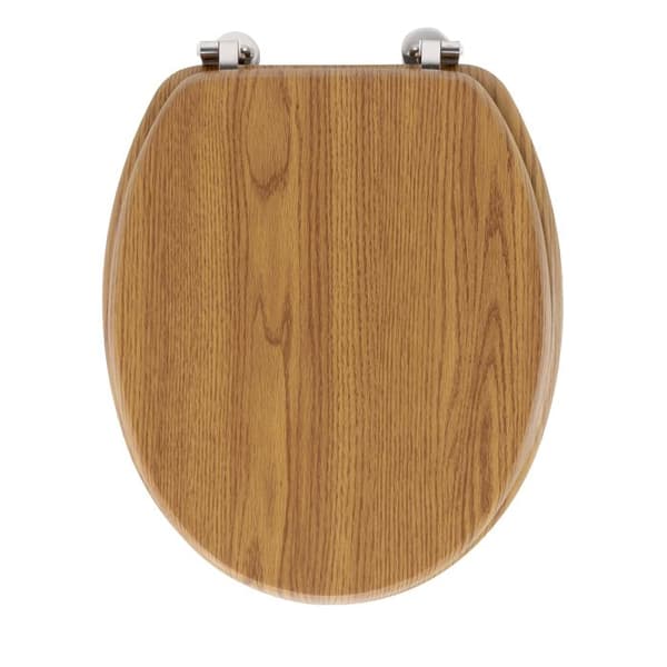 Toalettlock - - Brun träffekt 45x37,5 cm