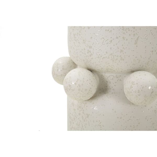 Cylindrisk Keramikvas "Bubbles" 41cm Kräm