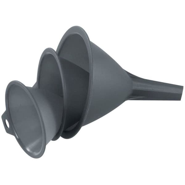 Paket med 3 plasttrattar 8, 9 och 11 cm Fackelmann
