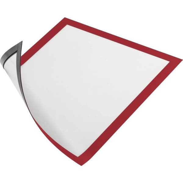 Magnetisk A4-ark - DURABLE - 486903 - 5-pack - Röd - Antireflex