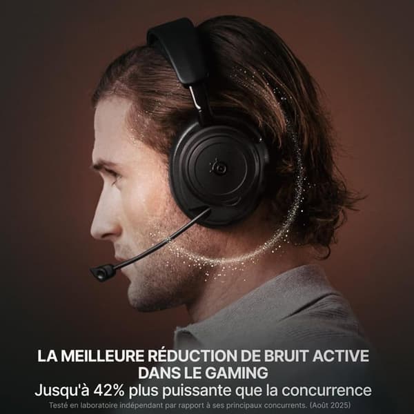 Spel Headset - STEELSERIES - Arctis Nova Elite - Trådlös - 96 kHz/24 Bit - Svart