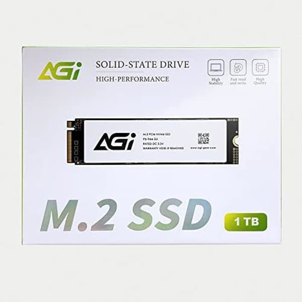 AGI AI298 hårddisk - 1 TB - PCIe Gen3x4 NVMe - SLC CACHE