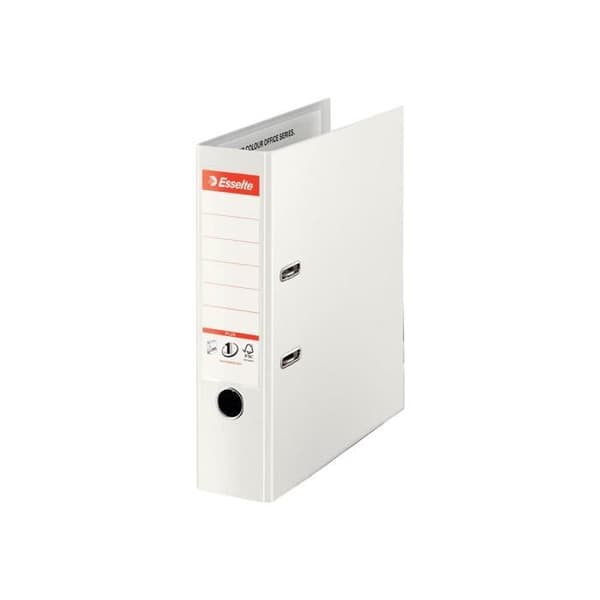 Mapp med mekanism - Esselte No.1 Power VIVIDA Plus - 80 mm - A4 Maxi - Klargul