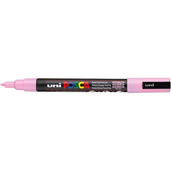 Markörer - POSCA - PC3M - Fin spets - Pastellfärger - Set om 8