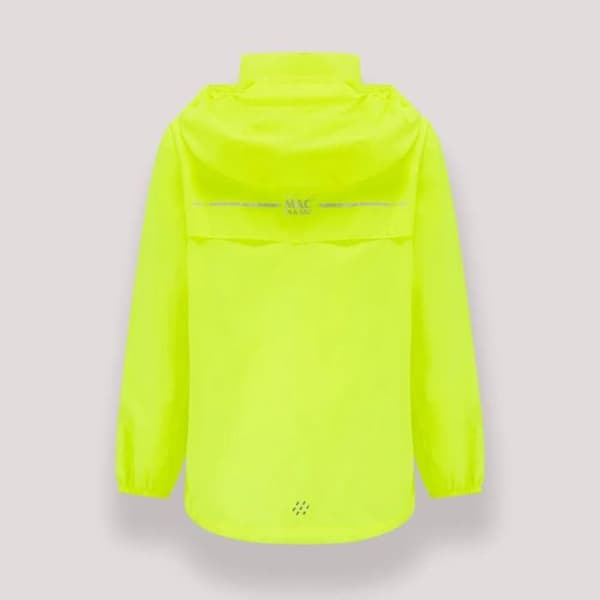 Vattentät jacka barn Mac In A Sac Origin - neongul