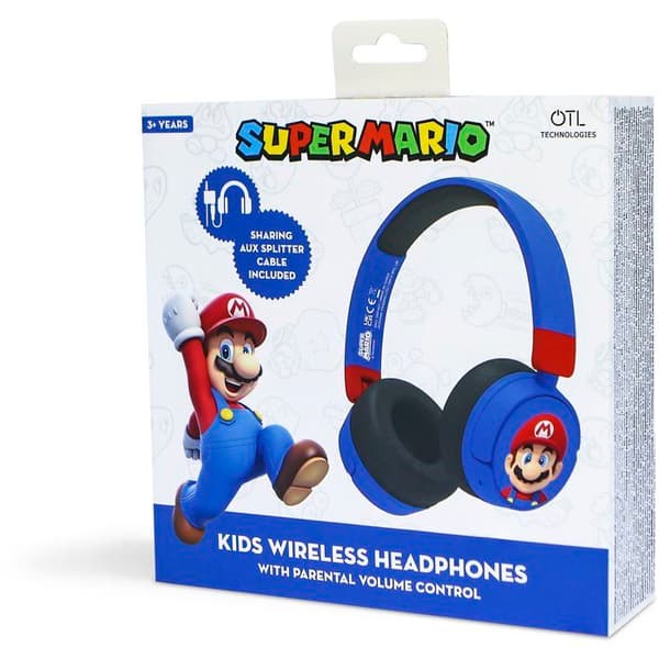 Bluetooth-hörlurar - EKIDS - Super Mario