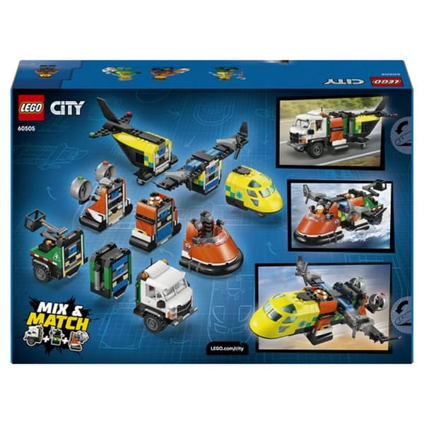 60505 Flygplan, assistanslastbil och modulär luftkudde ® City