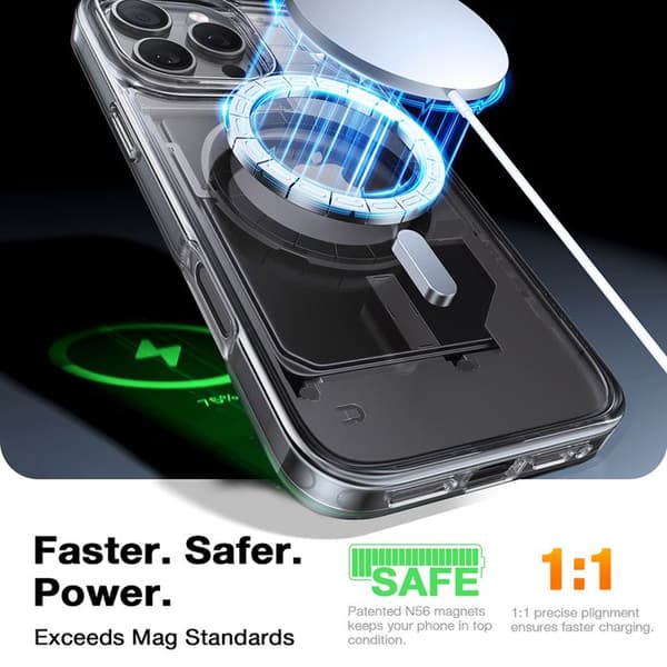 Coque Torras Diamond MagSafe Series för iPhone 16 Pro - Klar