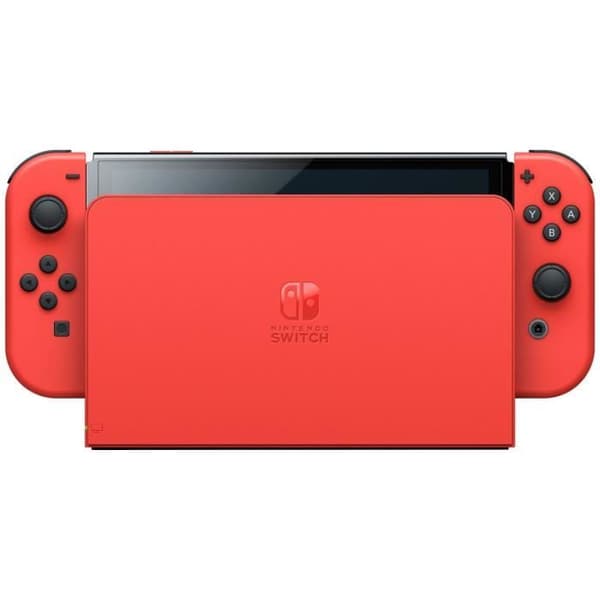 Nintendo Switch-konsol - OLED-modell • Mario Limited Edition (röd)