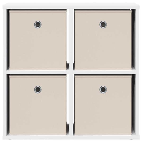vidaXL Buffé med låda Vit 59,5 x 27 x 57 cm 8000532
