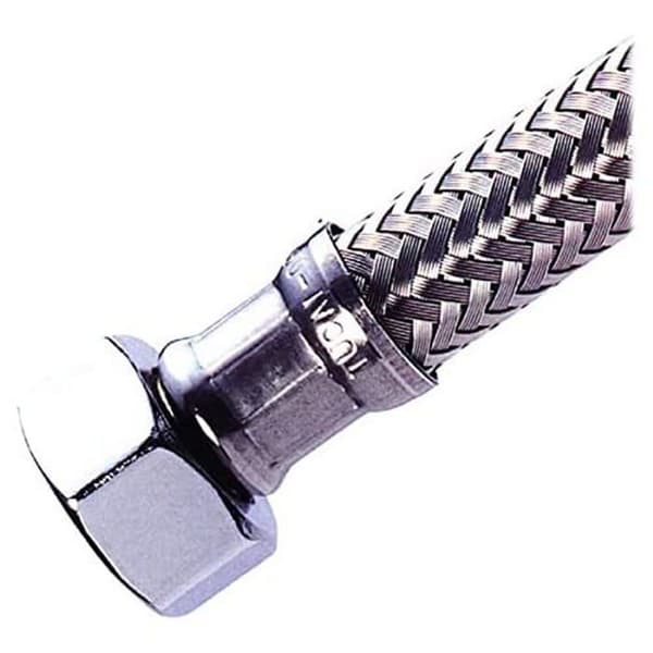 Anslutningsrör - Tucai - 6339 - Rostfritt stål - 40 cm - Hon/Hon