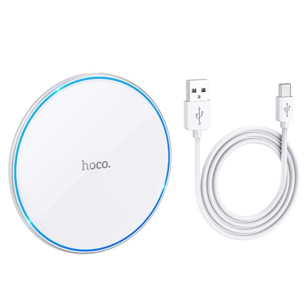 HOCO Trådlös laddare Pro Easy CW6 15W - Vit