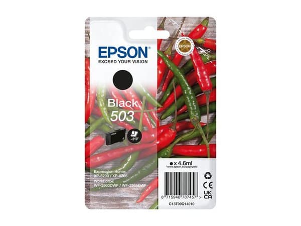 Tonerpatron - Epson - 503 - Svart - Original - 4.6 ml