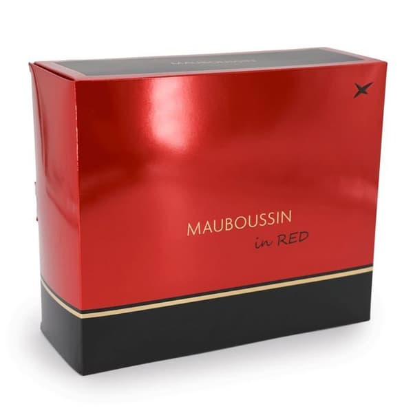 Parfymset - Mauboussin - In Red - Eau de parfum - 100 ml - Set med 4 delar