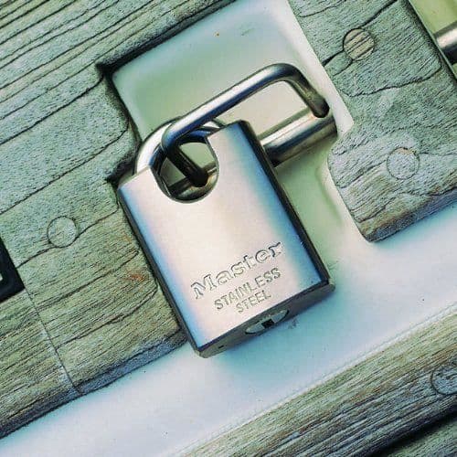 Master Lock 50mm Silver Rostfritt Stål Hänglås