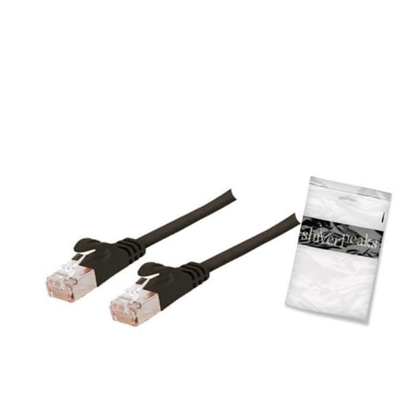 shiverpeaks BASIC-S, Cat7, 1m, 1m, Cat7, U-FTP (STP), RJ-45, RJ-45, Black